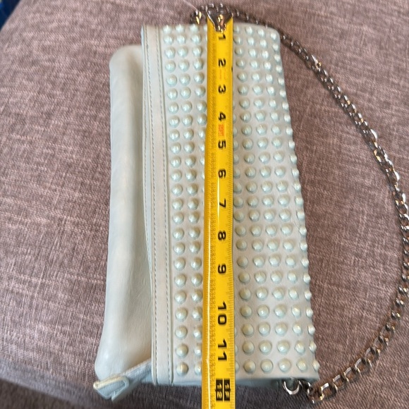 ALDO blue  Colored Studded Clutch / Crossbody Bag - Picture 10 of 11